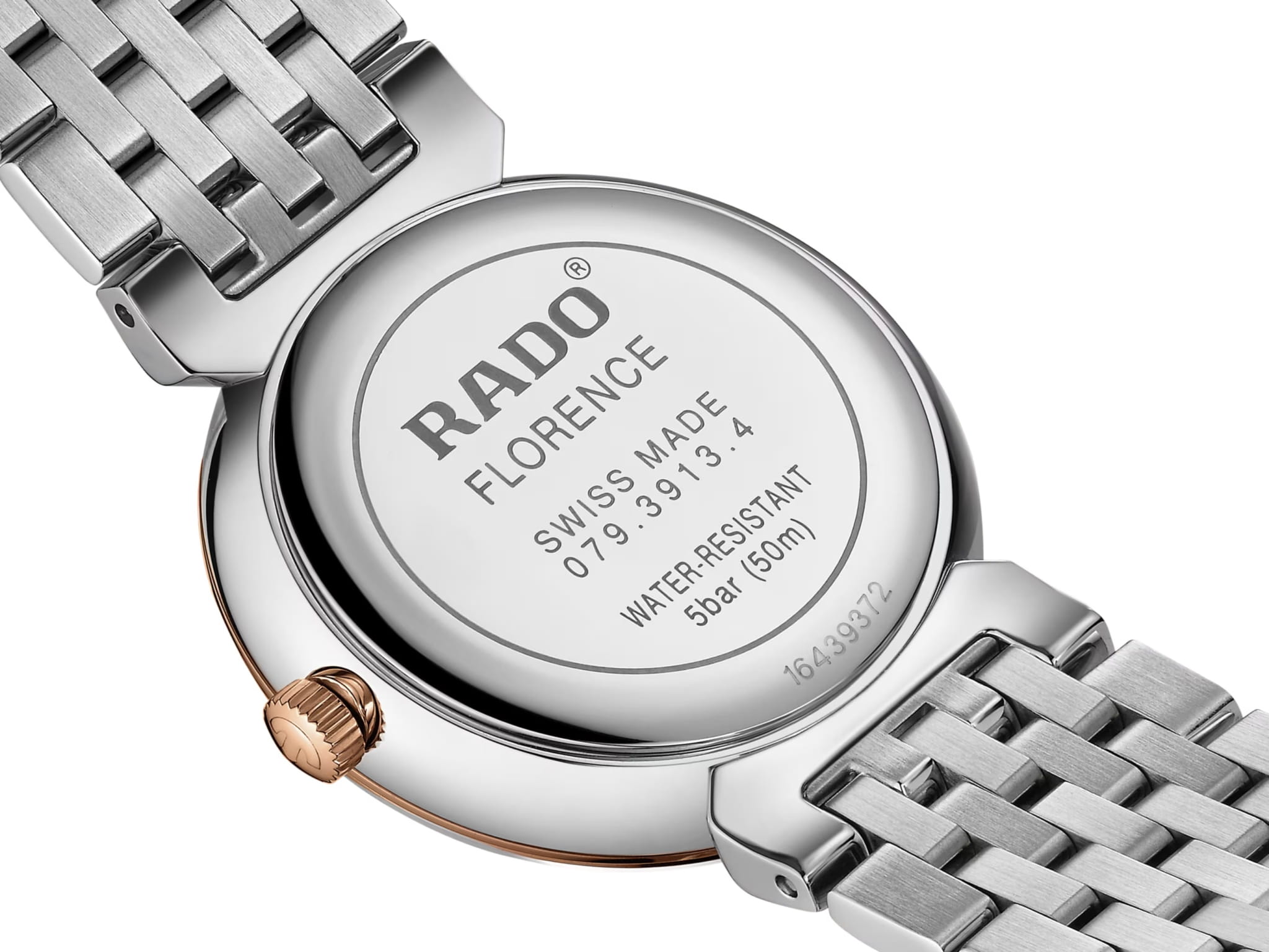 Rado Rado Florence Diamonds R48913763, florence швейцария женские часы на браслете нержавеющая сталь с pvd-покрытием боковой вид